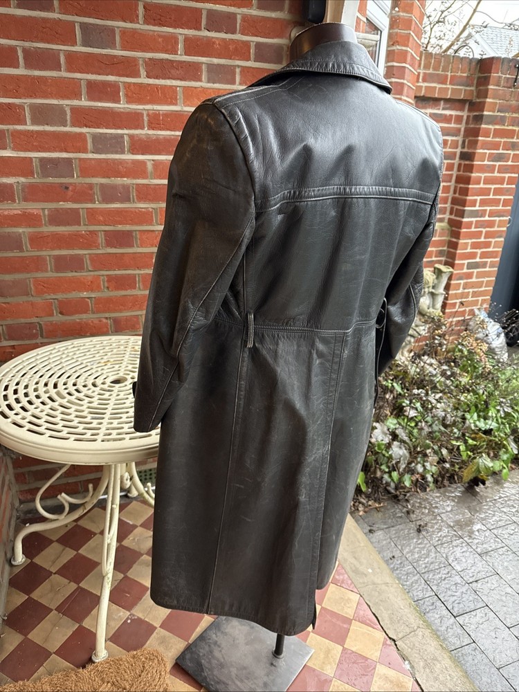 German Leather Greatcoat