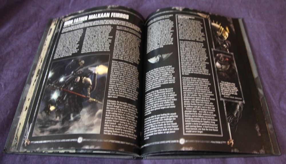 Warhammer 40k, Iron Hands Codex Supplement, Games Workshop, Hardcover, Hard Face