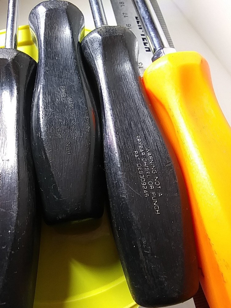 Snap on Tools Screwdriver Serv. Set Used Condition 6 Piece Phillips And Regular