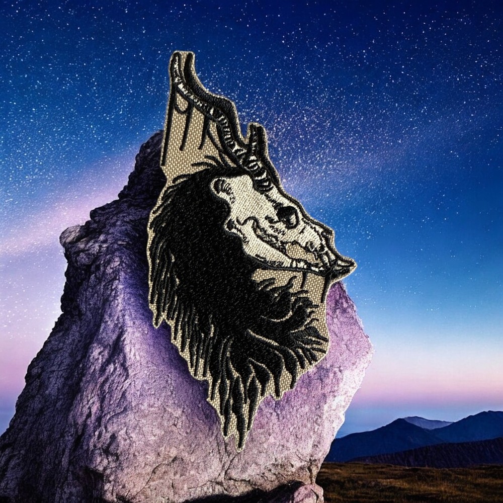 Frozen Terror Wendigo Embroidery Patch 3" X 6"