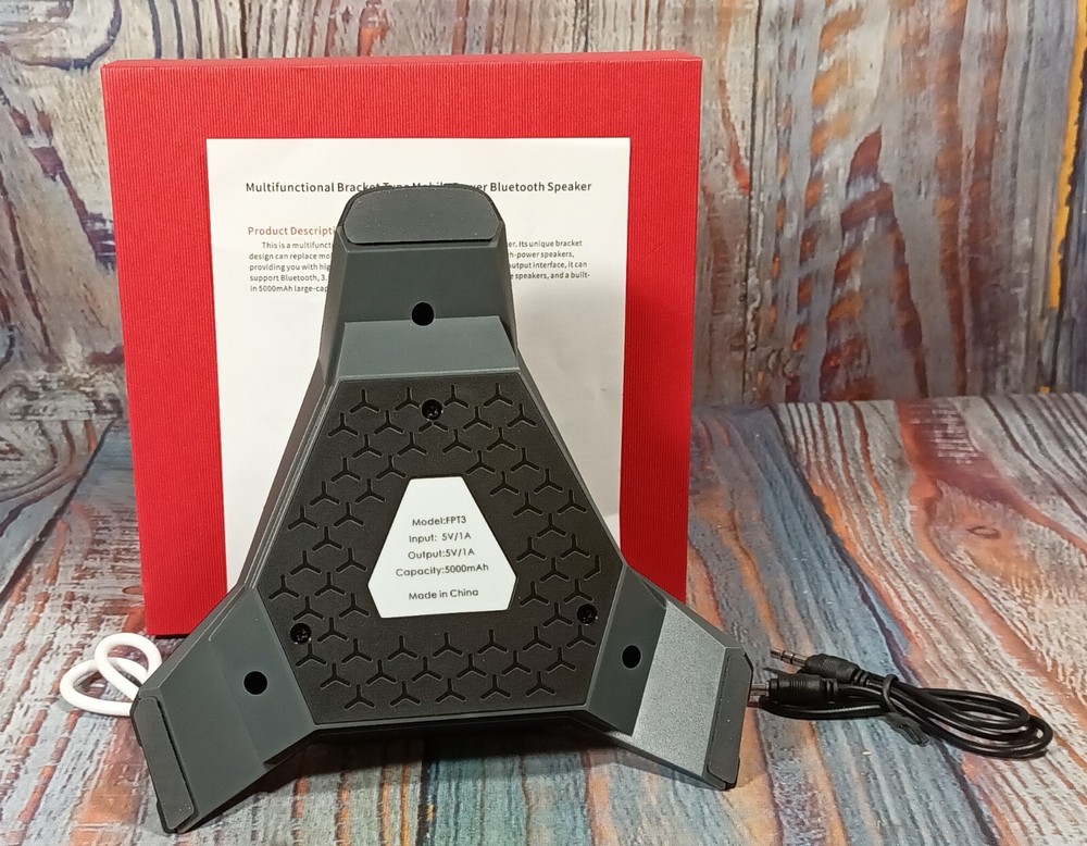 Multifunctional Bracket Type Mobile Power Bluetooth Speaker - Open Box