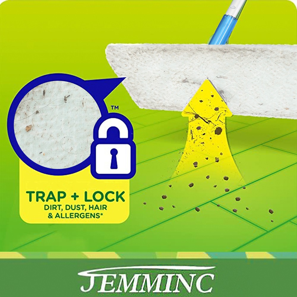 Sweeper Dry Sweeping Pad, Multi Surface Refills for Floor Mop, (26 Count)