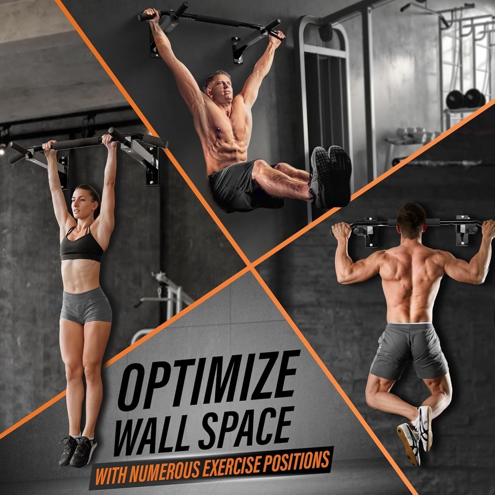 Wall Mounted Pull Up Bar Heavy Duty Chin Up