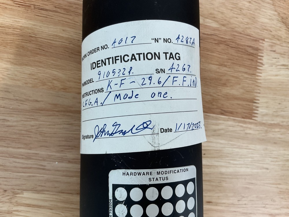 Shadin Fuel Flow Indicator part number 910532P