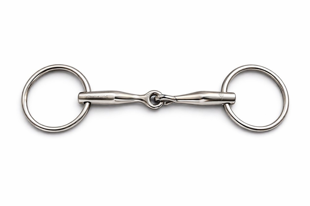 Titanium Horse Bit Anodised Loose Ring Snaffle – Lightweight & Gentle