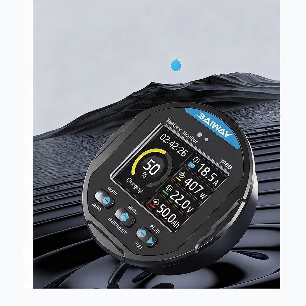 IP68 Waterproof Panel Meter DC 100V 350A Charge Discharge Test Voltage Indicator