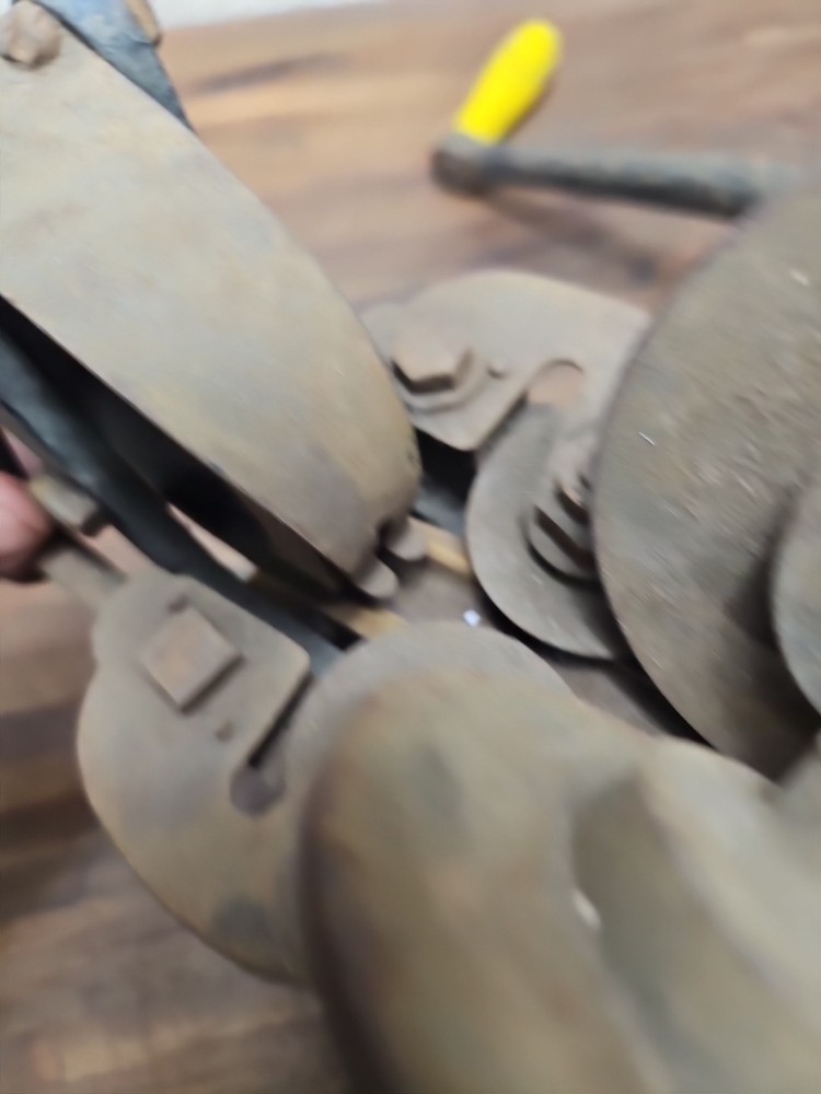 C6- Large antique Saw Setting Machine? Hand Crank