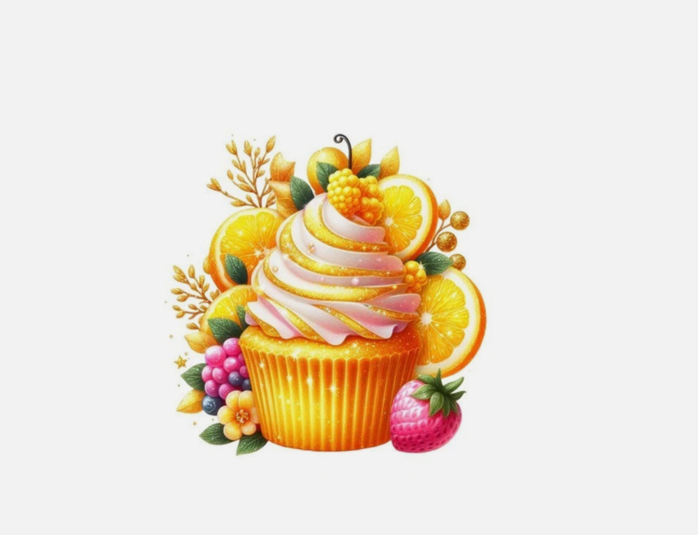 Image Cupcake Art, cute Cake Design 4500x5100px