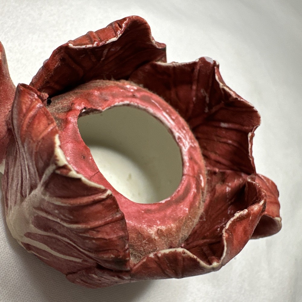 Porcelain 2" Miniature Red Cabbage Teapot 1980's