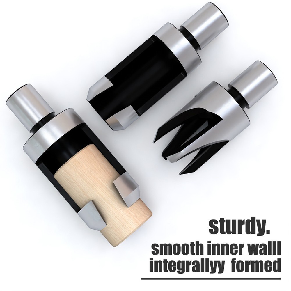 High Performance Round Handle Dowel Drill Bits 8Pcs Set for Woodworking