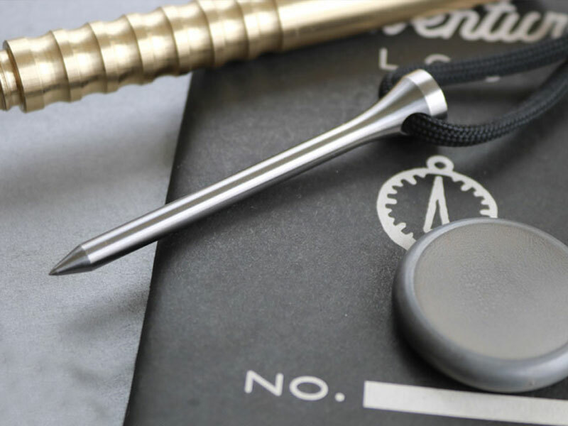 PTS Professional Tee Solid Titanium Alloy Golf Tee 2 3/4" 70mm Keychain EDC Tool