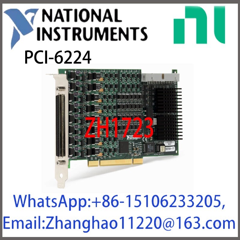 NI PCI-6224 16-Bit, 250 kS/s, 32 Analog Inputs Multifunction DAQ