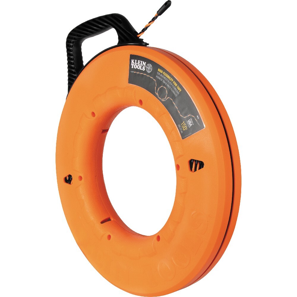 Klein Tools 50376 High Flex Polyester Fish Tape, 150-Foot