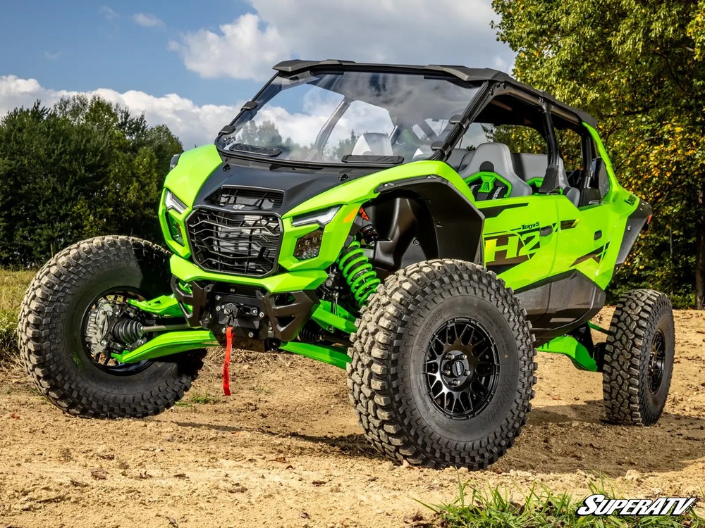 SuperATV Vented Front Windshield Kawasaki Teryx H2 4 / 5 2026+ Clear