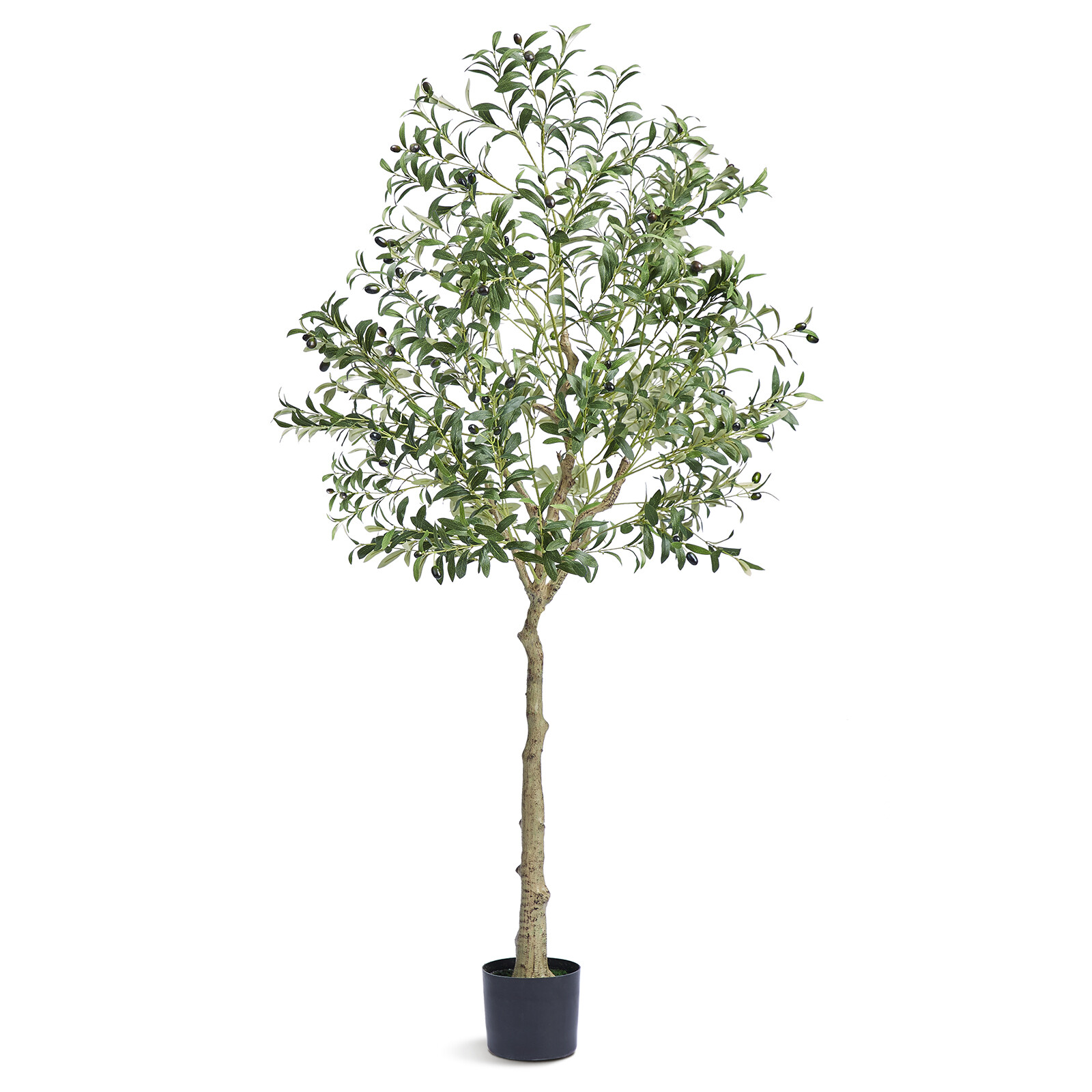 VEVOR 6ft 73in Artificial Olive Tree Faux Silk Home Decor