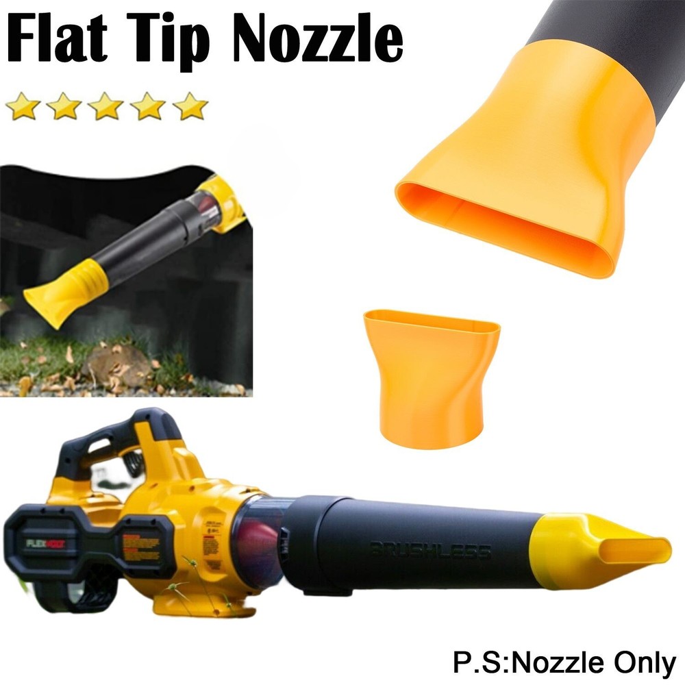 Flat Tip Nozzle For Dewalt 60V Max DCBL772 Flexvolt Leaf Blower Flat Replacement