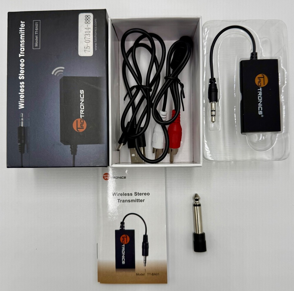 TaoTronics TT-BA01 Wireless Portable Bluetooth Stereo Transmitter