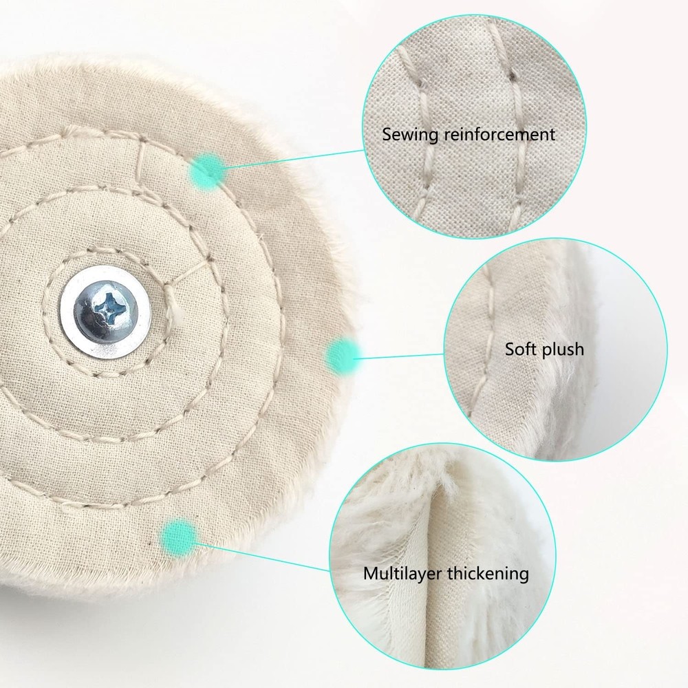 Professional Buffing Pad Set with Polishing Compound