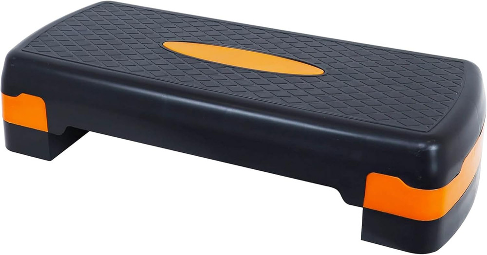 Fitvids Adjustable Workout Aerobic Stepper Step Platform Trainer, 27-Inch, Multi