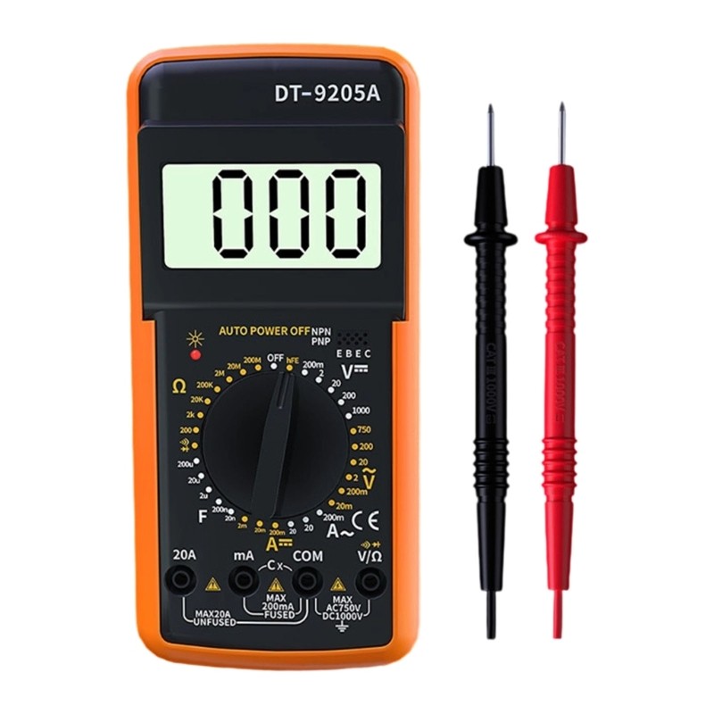 Compactly Digital Multimeter Voltages Current Resistance Measurement Tester