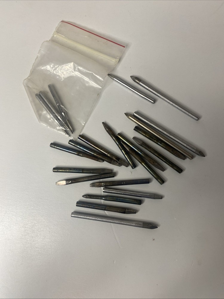 soldering iron tips, 22 Pc. some New Some Used…B88-2