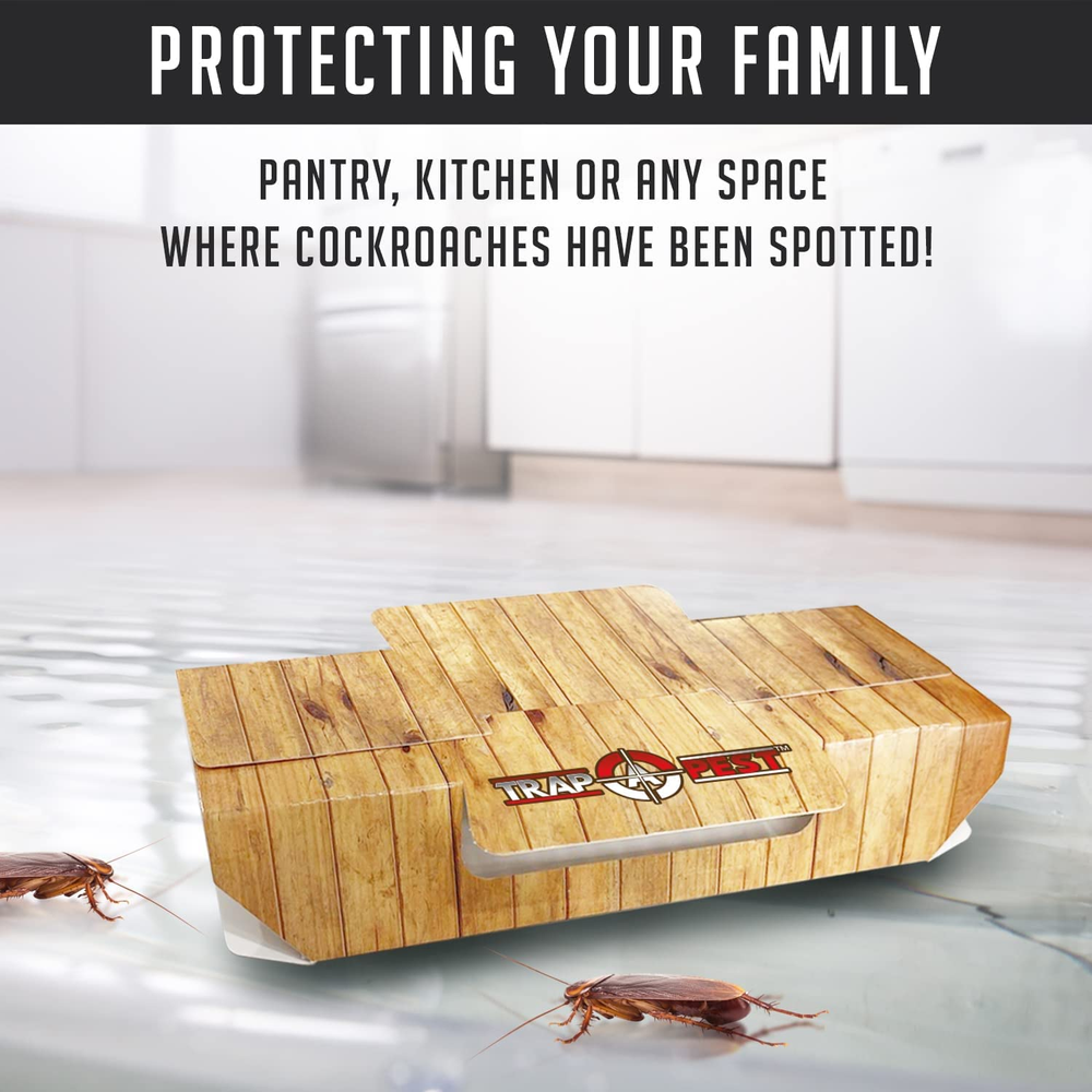 Roach Traps Indoor Sticky Glue Traps for Roaches Bug Traps 18 Pack