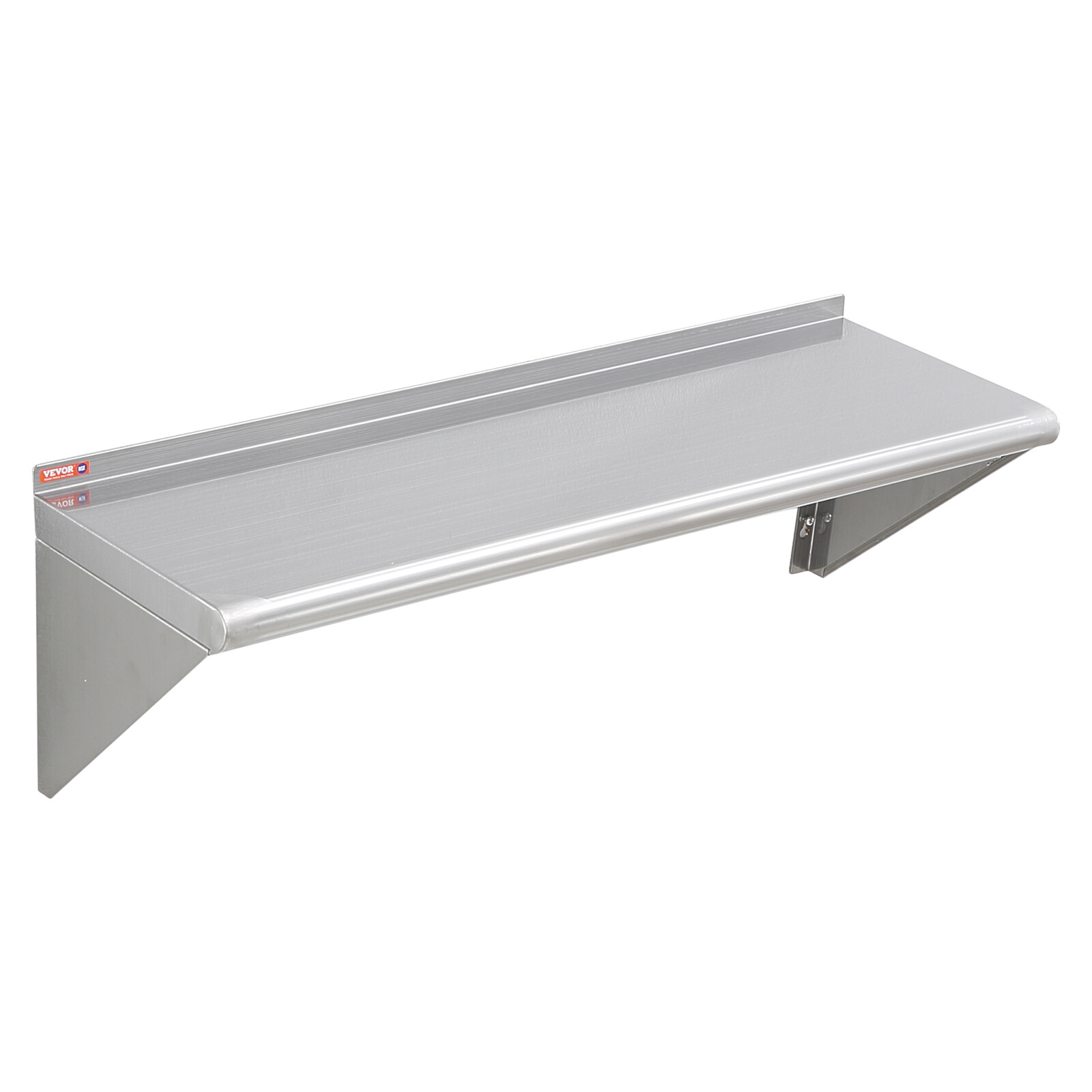 VEVOR 36" x 12" Stainless Steel Wall Mounted Shelf Kitchen Restaurant Shelving