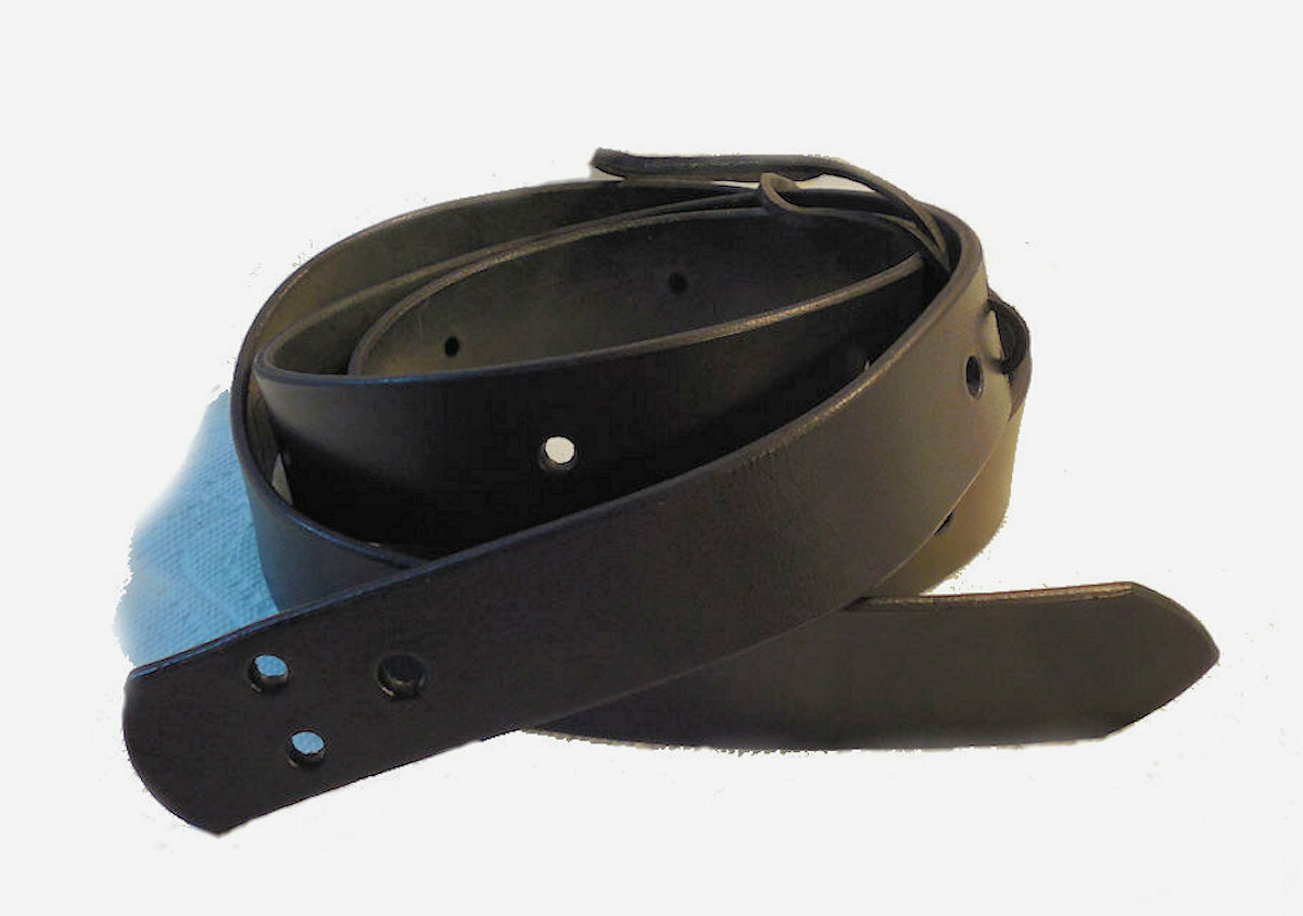 NEW 7.5 to 8-foot Amish Made Latigo, Genuine Leather Cinch, Western Strap, BLACK