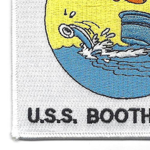 USS Booth DE-170 Destroyer Escort Ship Patch