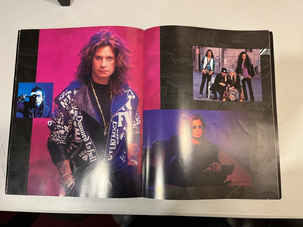 Vintage 1991 Ozzy Osbourne 1991 No More Tears Touring Program