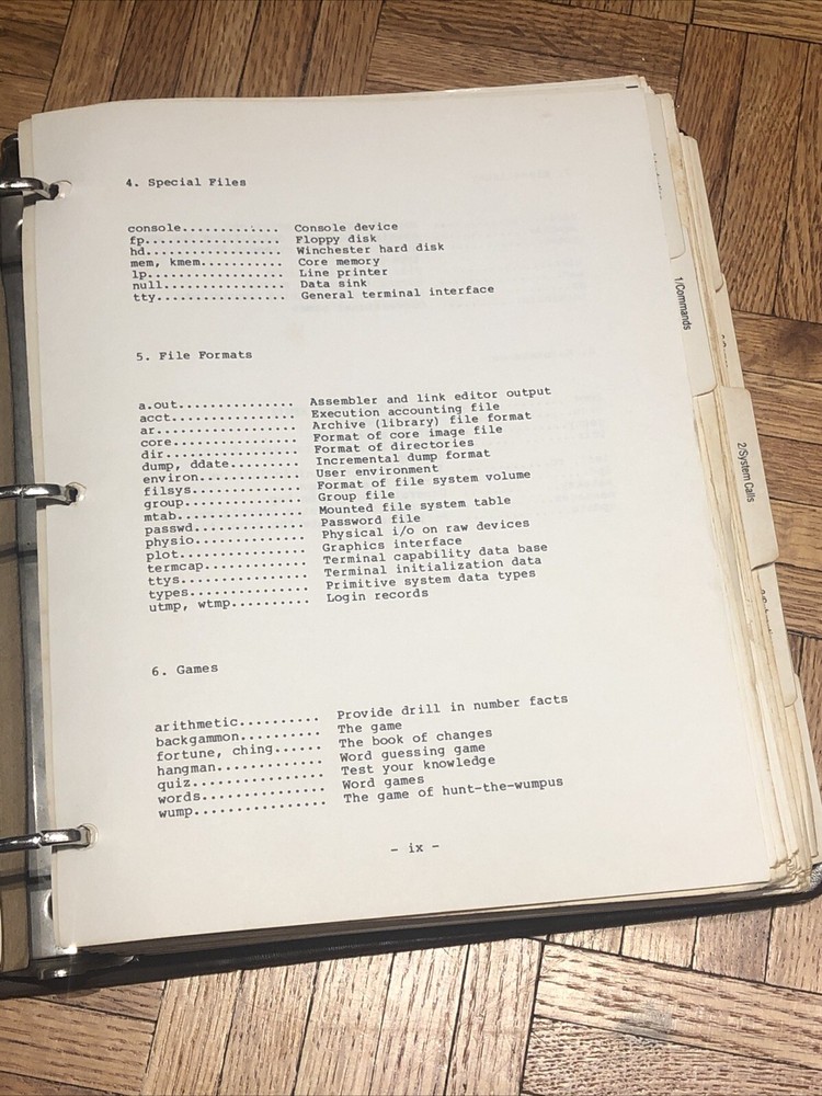 Vintage TRS-80 TRS-Xenix Model 16 Multi-User BASIC Interpreter Manuals - 26-6041