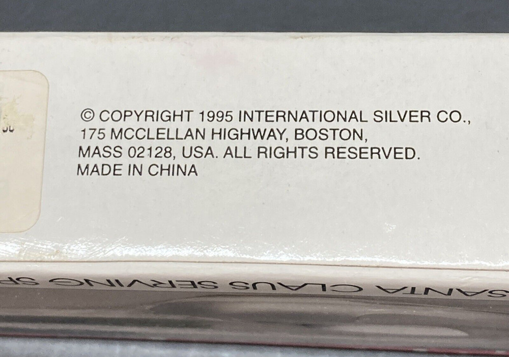 International Silver Company Santa Claus Serving Spoon and Fork