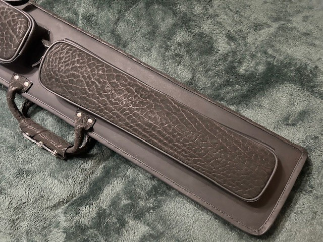 Gil Castillo Soft CUE CASE 6x12 Black Leather.