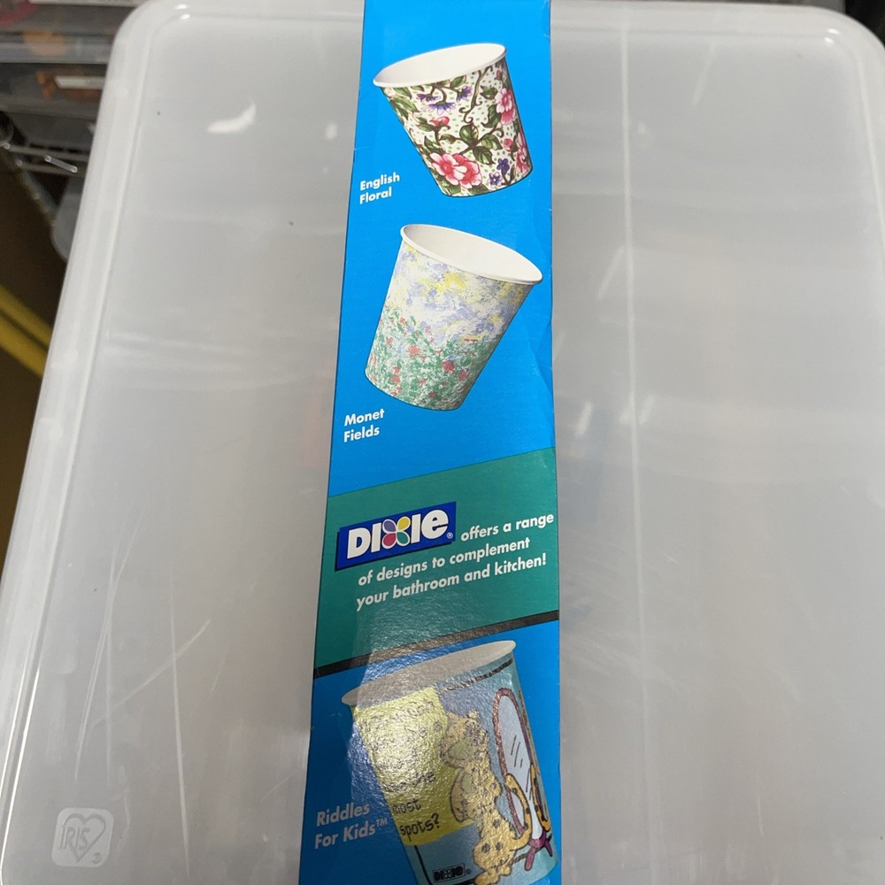 Dixie Multi- Purpose 5 oz 100 cups - NEW Monet Fields