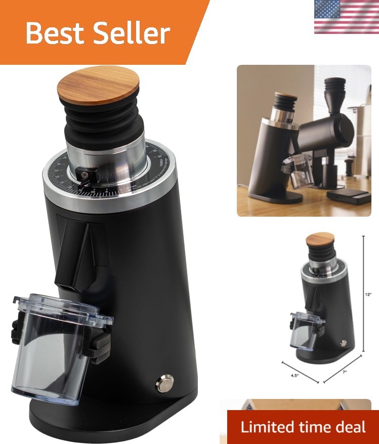 DF54 Single Dose Coffee Grinder Black