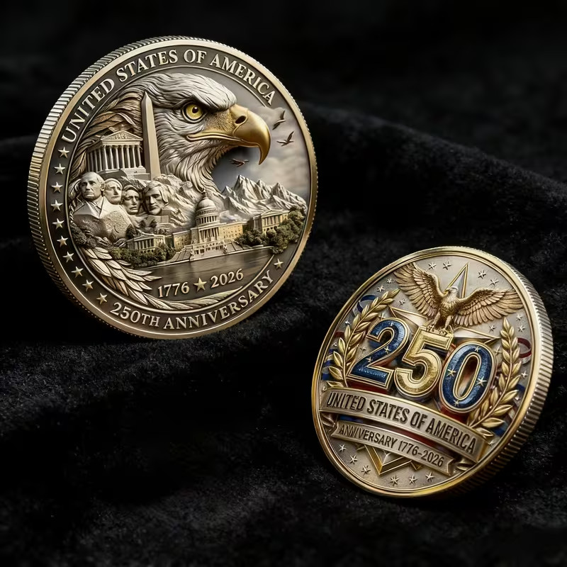 250th Anniversary of the United States, White Eagle Coins 1776-2026 Anniversary