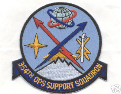 354th OPS SUPPORT SQUADRON patch