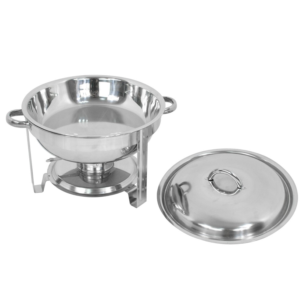 Lot 5~5 Quart Stainless Steel Rectangular Chafing Dish Full Size Buffet Catering