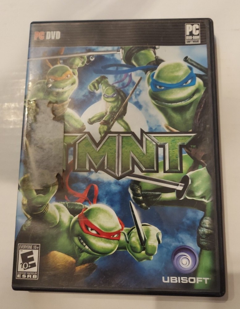 TMNT (PC, 2007) Disk & Case Only Tested Working