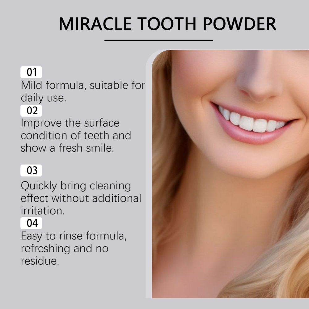 Mint Tooth Powder ntle Teeth Cleaning Teeth Cleaning Powder