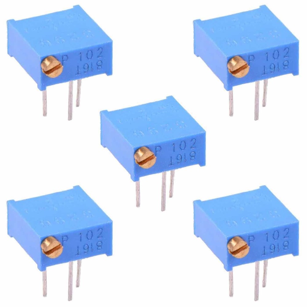 5 x 100K 3296P Variable Potentiometer Cermet Trimmer