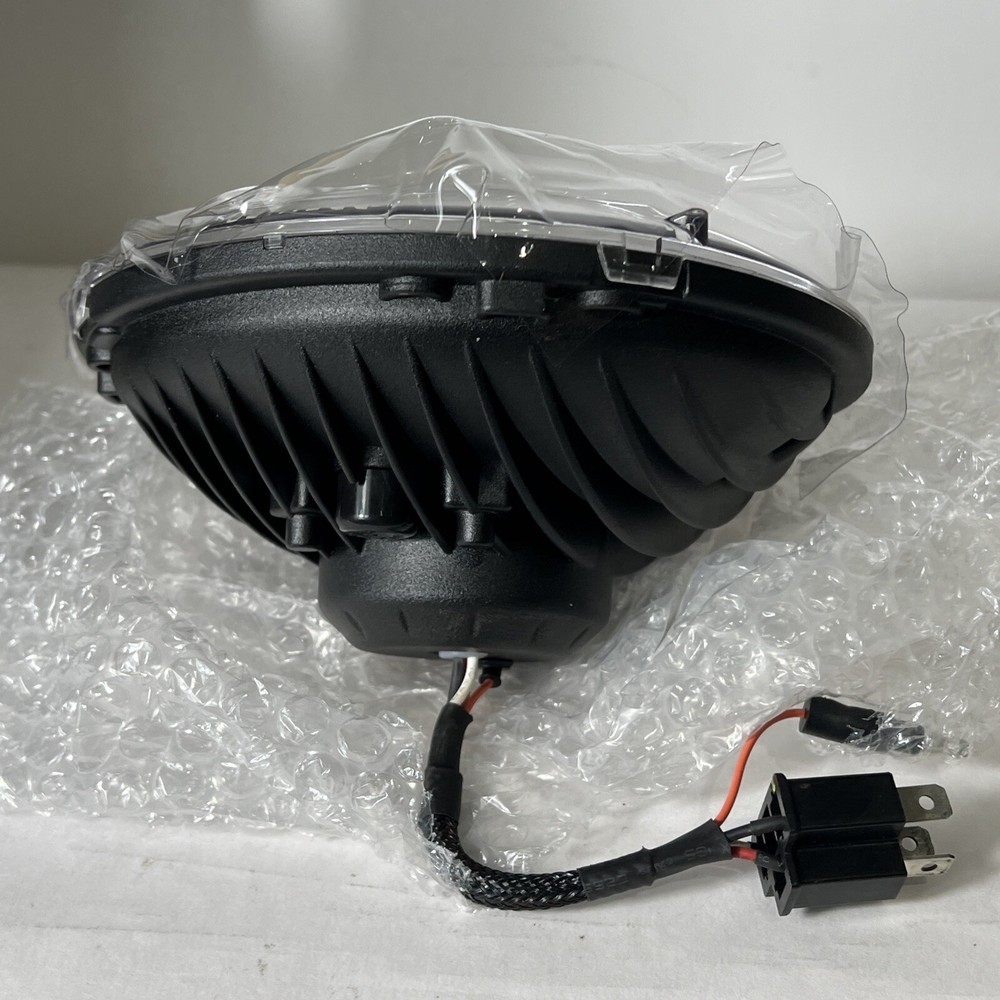 7” High Power LED Headlight w/ White LED Single Function Light Bar OPEN BOX