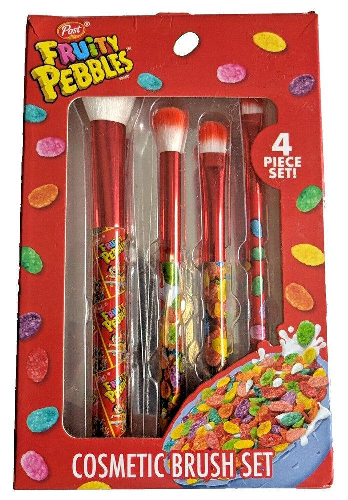 Fruity Pebbles 4 Pc Makeup Brush Set