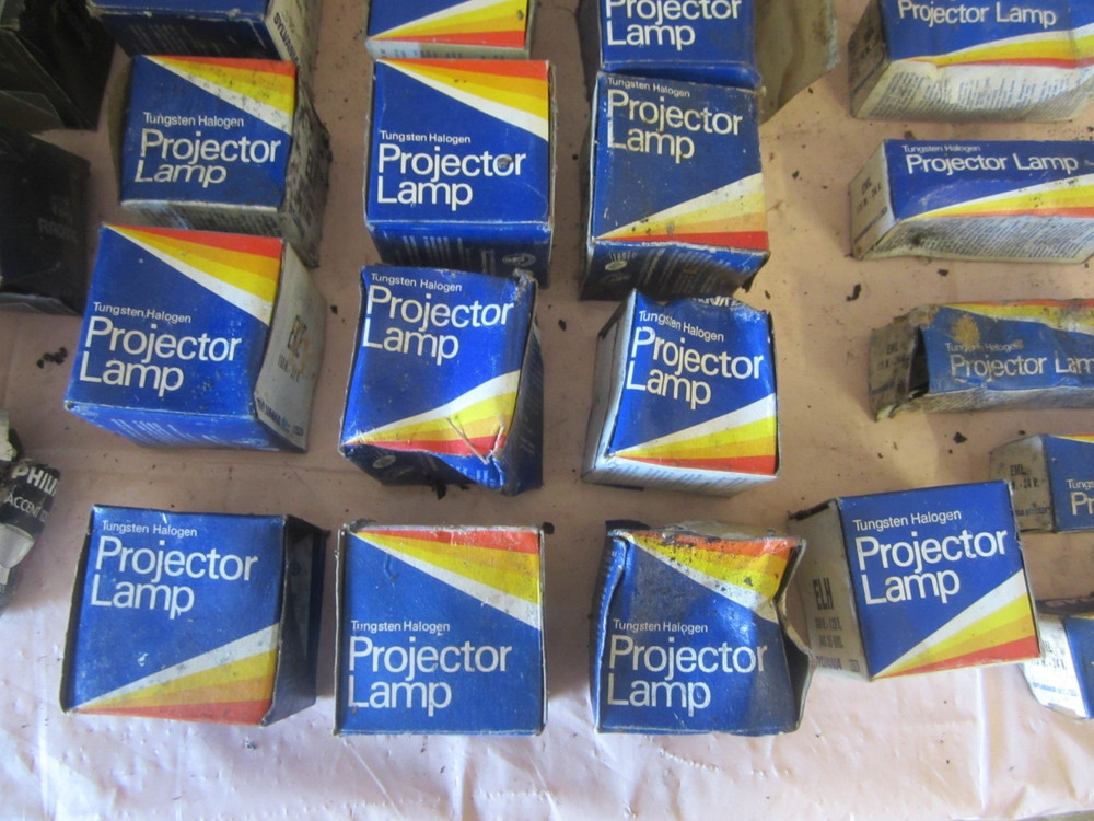 30pc Sylvania Tungsten Halogen Projector Lamps (MIX)