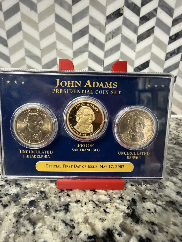 John Adams Presidential $1 Coin Set