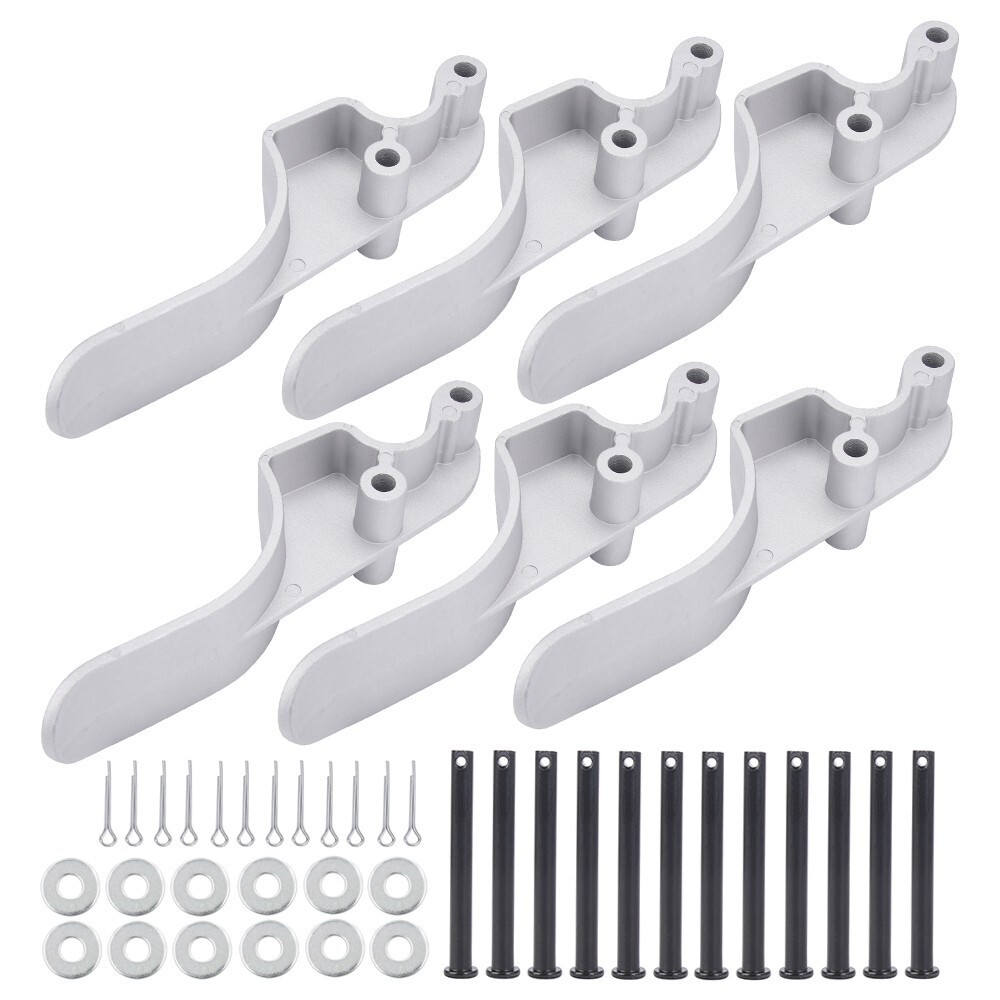 6PK Quick Release 3"Upright Tarp Stop, Replace Rusted Stops on Roll Tarp Systems