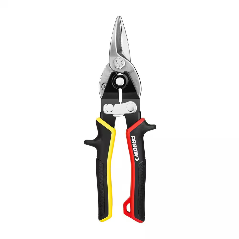 8 In. Straight-Cut, Force Saving Aviation Snips