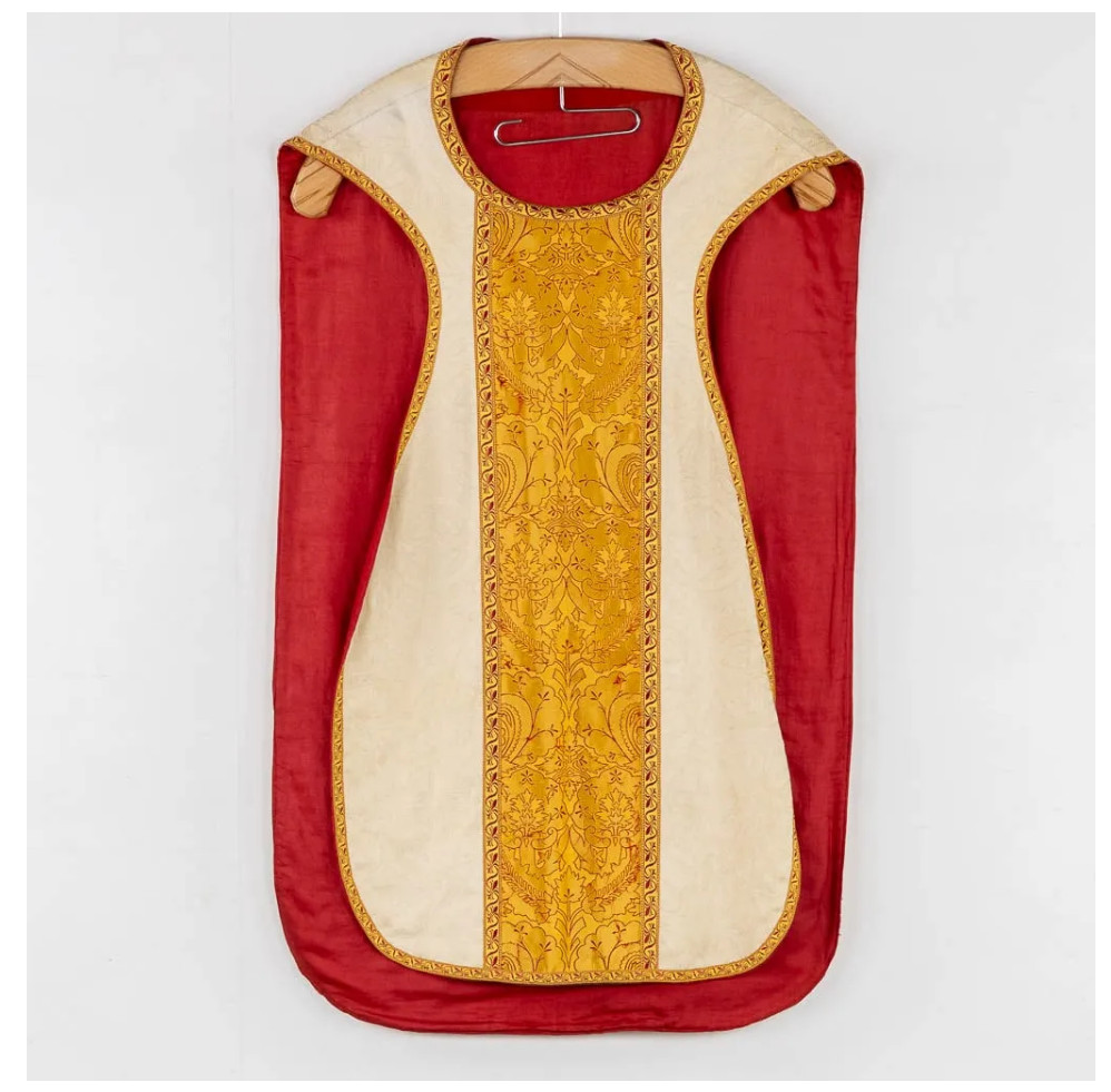 Antique Fiddleback Chasuble