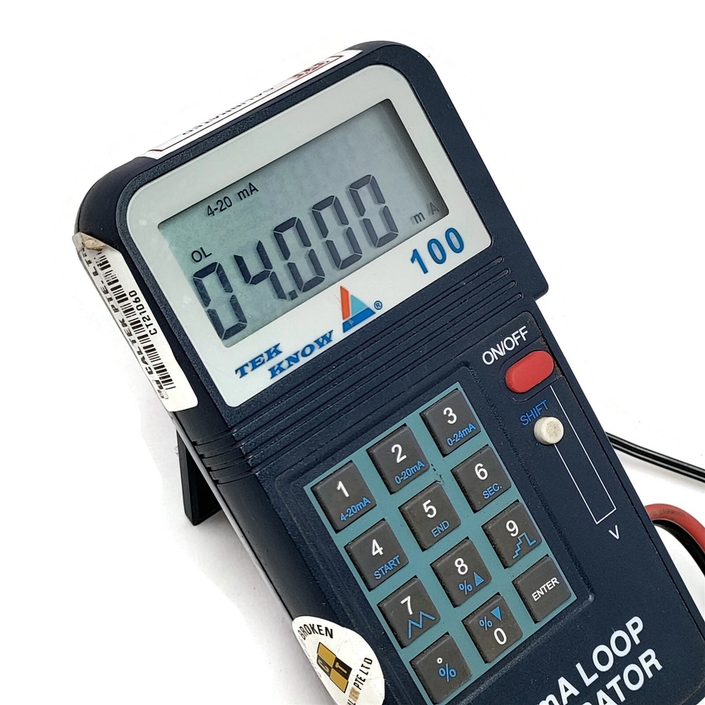 Tek Know 4~20mA Loop Calibrator. Model 100. Made in Taiwan