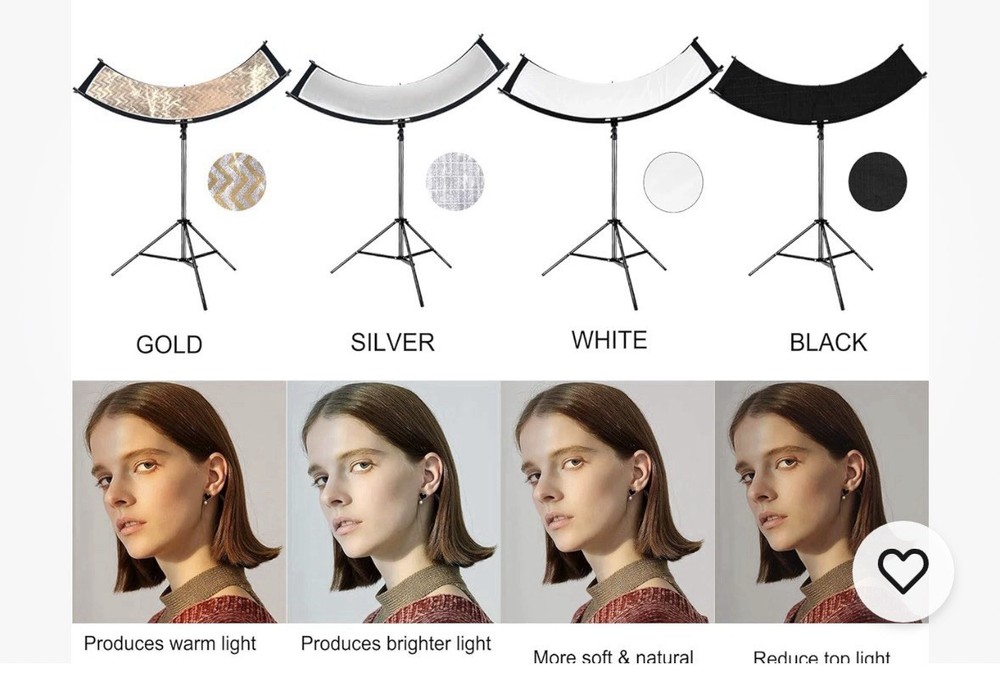 67"X24" Clamshell Light Reflector/Diffuser with Carry Bag for Photography